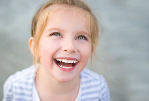 girl smiling