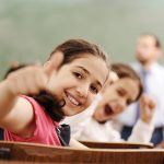 kids in the school, classroom