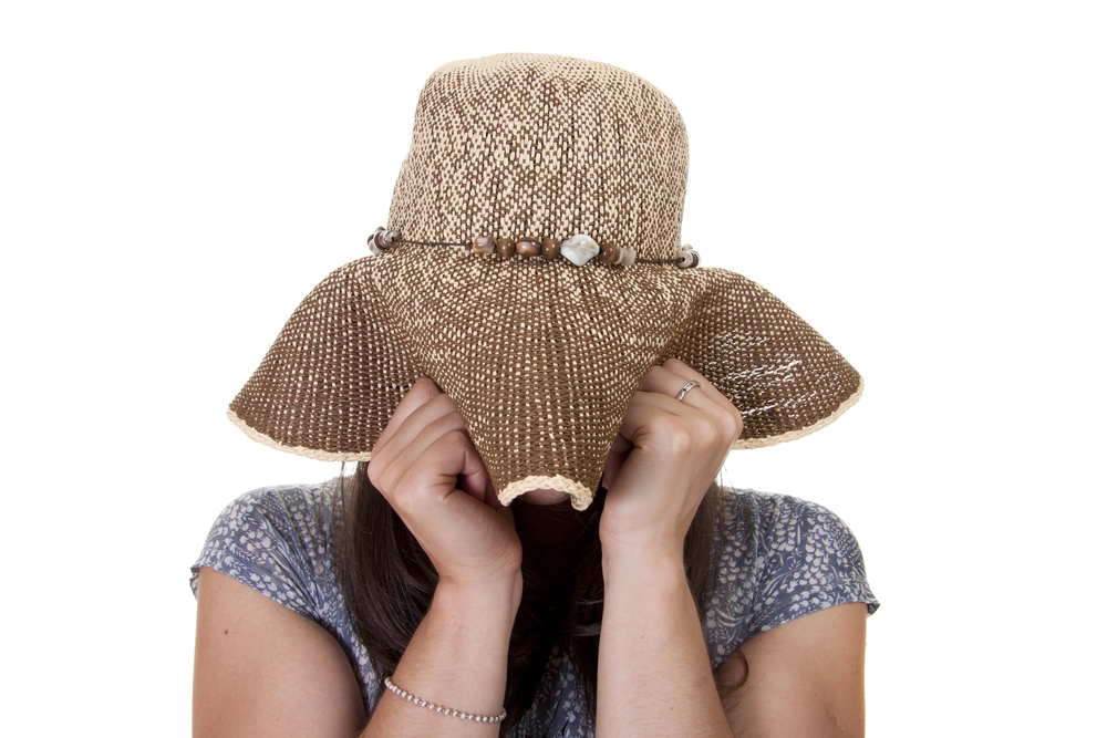 woman with hat