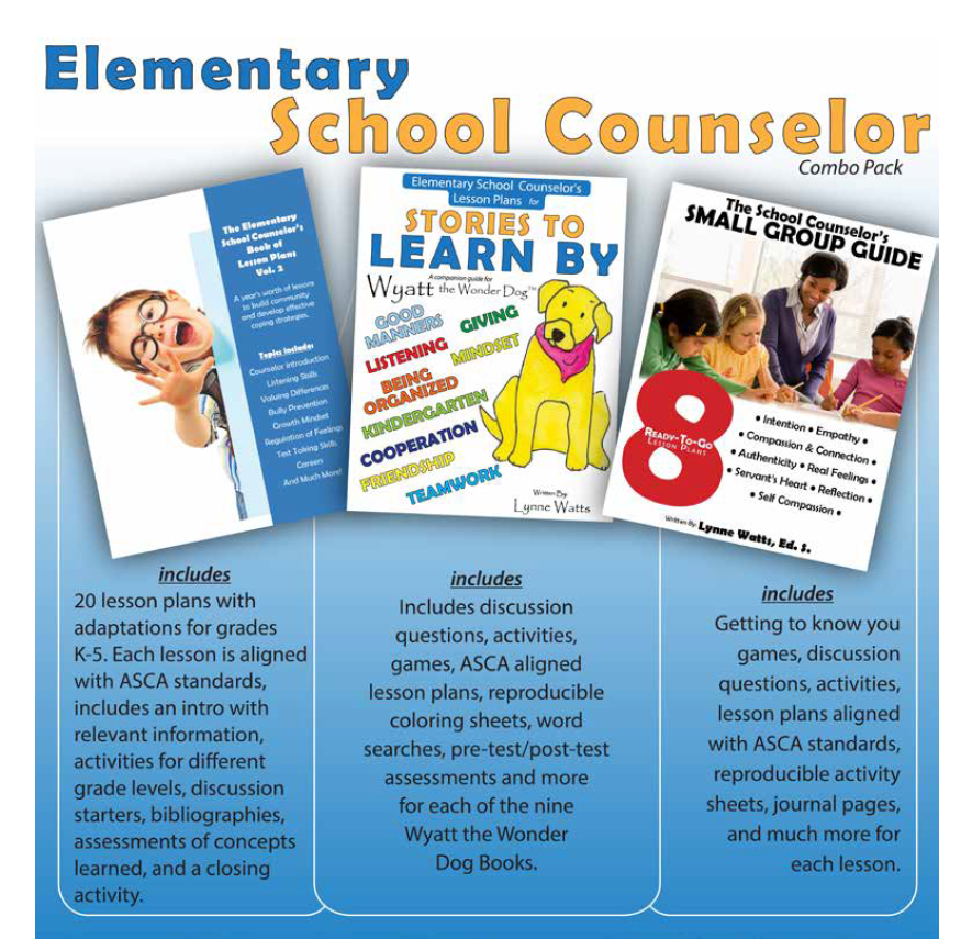 BEST VALUE!! Elementary School Counselor's Combo Pack