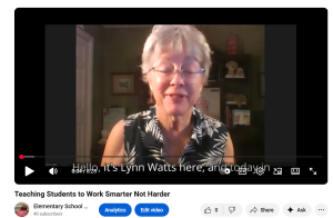 Teach Students to Work Smarter Not Harder