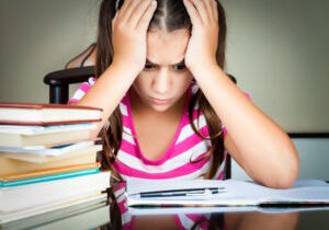 stressed kid
