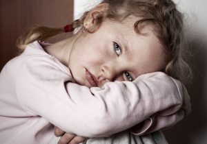 introverted child Sad child