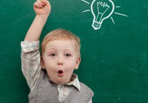 boy with light bulb